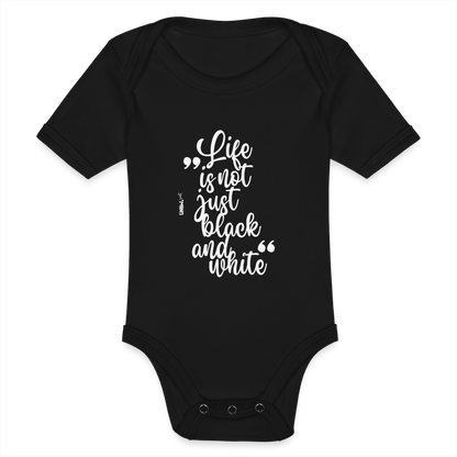 LiNBW. Body Kurzarm Life is not just black and white - Schwarz