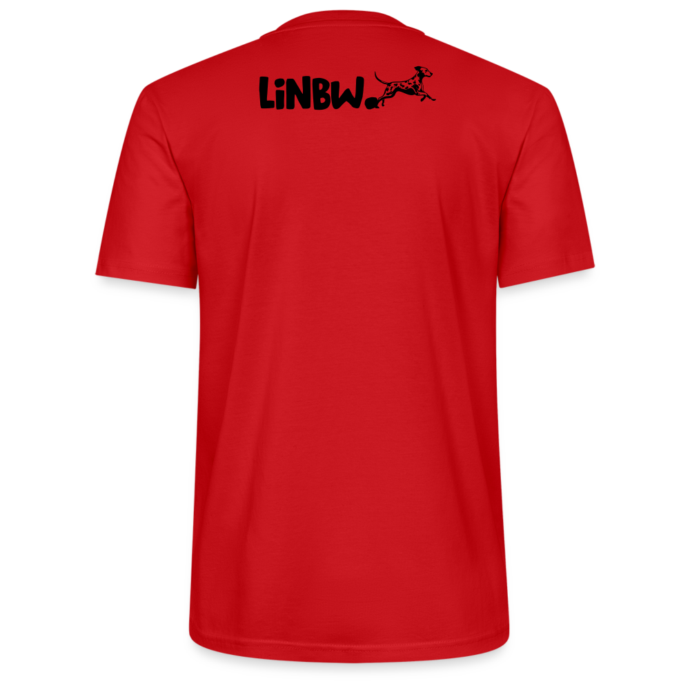 LiNBW. Männer T-Shirt Life is not just black and white - Rot