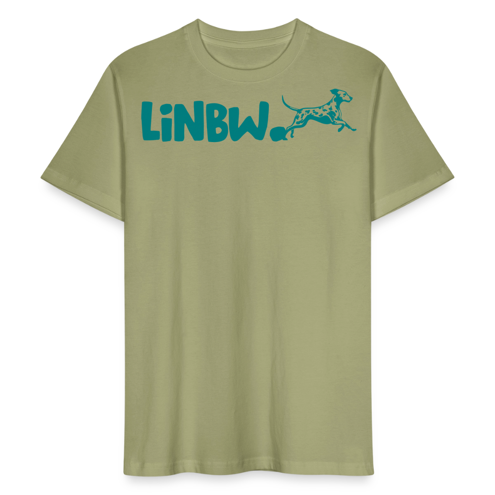 LiNBW. Männer T-Shirt Life is not just black and white - Nebelgrün