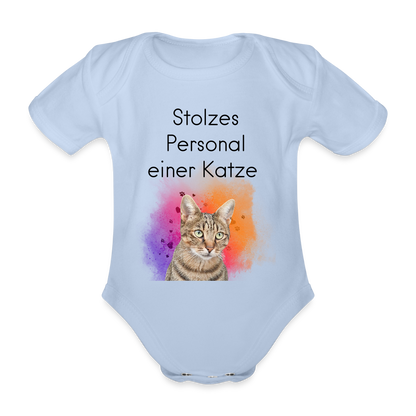 LiNBW. Body Kurzarm Stolzes Personal einer Katze - Sky