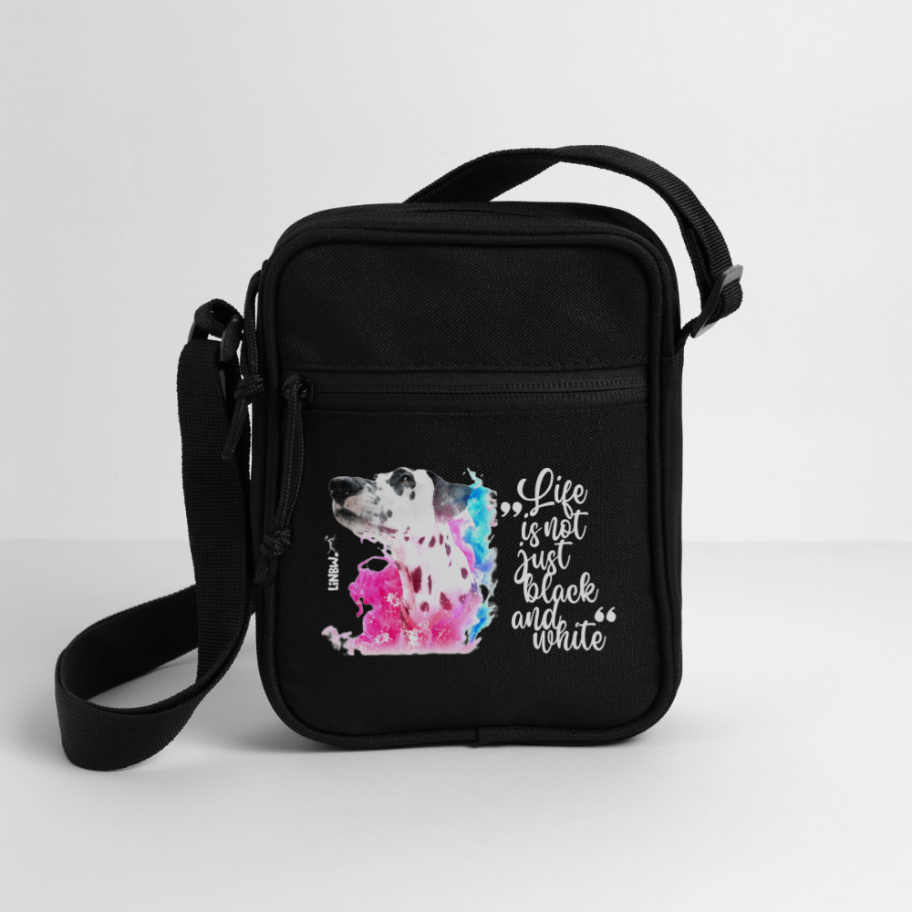 LiNBW. Crossbody Bag Dalmatiner Life is not just black and white - Schwarz