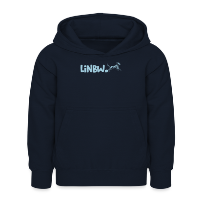LiNBW. Kinder Hoodie Life is not just black and white - Navy