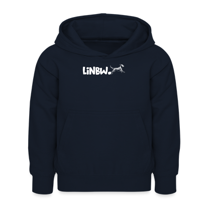 LiNBW. Kinder Hoodie Life is not just black and white - Navy