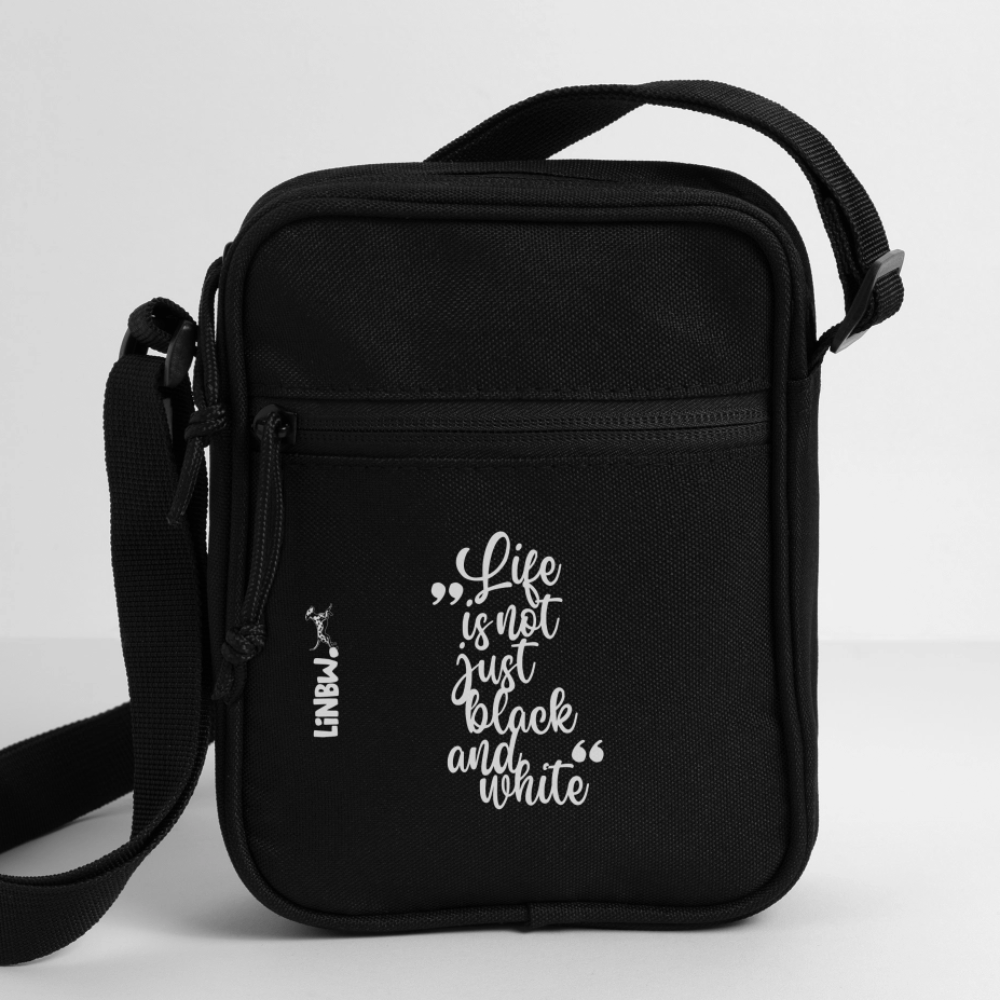 LiNBW. Crossbody Bag Life is not just black and white - Schwarz