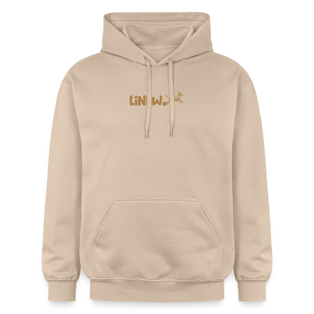 LiNBW. Männer & Frauen Hoodie Life is not just black and white - Sand