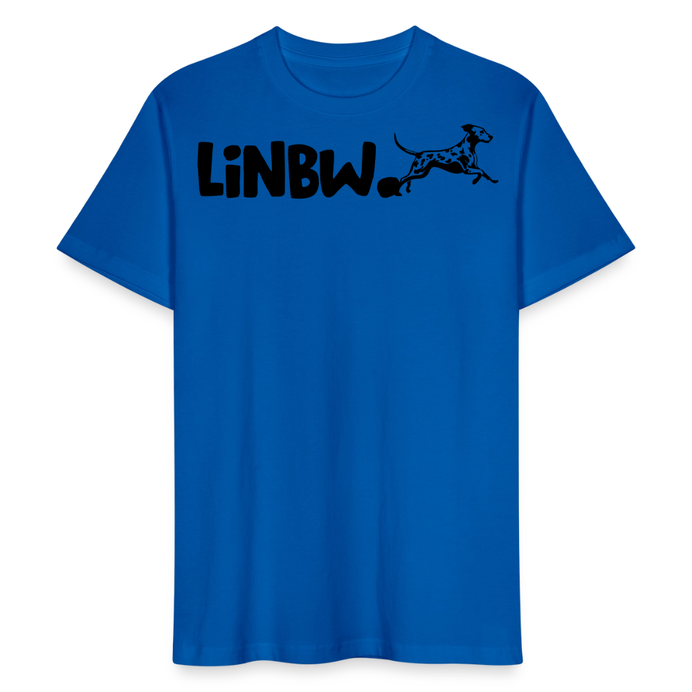 LiNBW. Männer T-Shirt Life is not just black and white - Pfauenblau