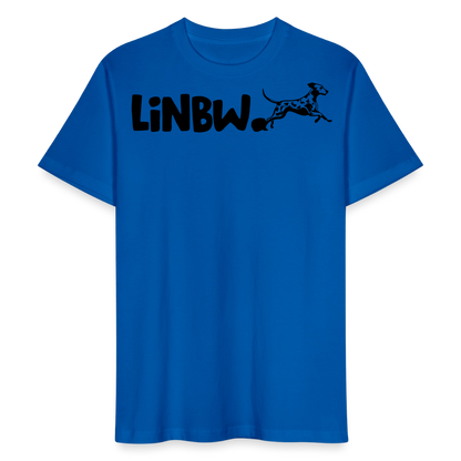 LiNBW. Männer T-Shirt Life is not just black and white - Pfauenblau