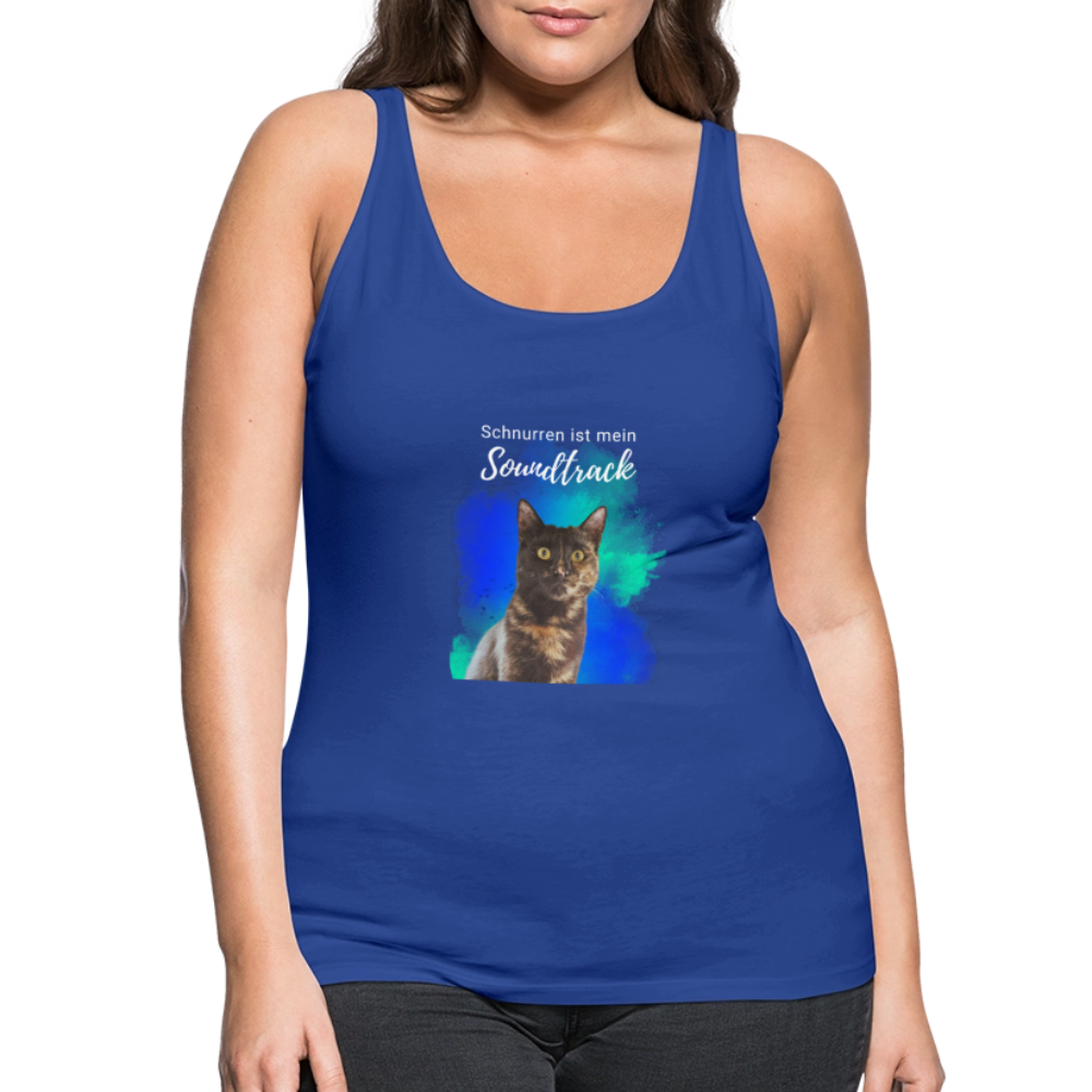 LiNBW. Frauen Tank-Top Schnurren ist mein Soundtrack - Königsblau