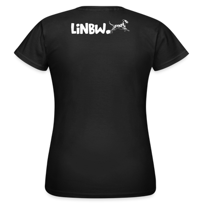 LiNBW. Frauen T-Shirt Life is not just black and white - Schwarz