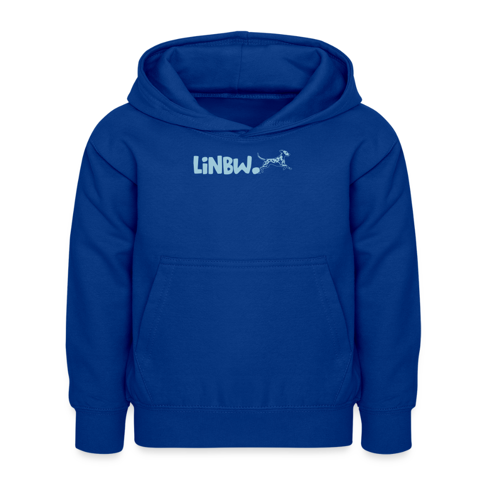 LiNBW. Kinder Hoodie Life is not just black and white - Royalblau