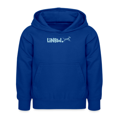 LiNBW. Kinder Hoodie Life is not just black and white - Royalblau