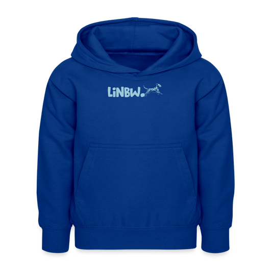LiNBW. Kinder Hoodie Life is not just black and white - Royalblau