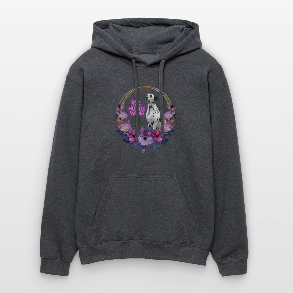 LiNBW. Männer & Frauen Hoodie Beste Hundemama - Dunkelgrau meliert