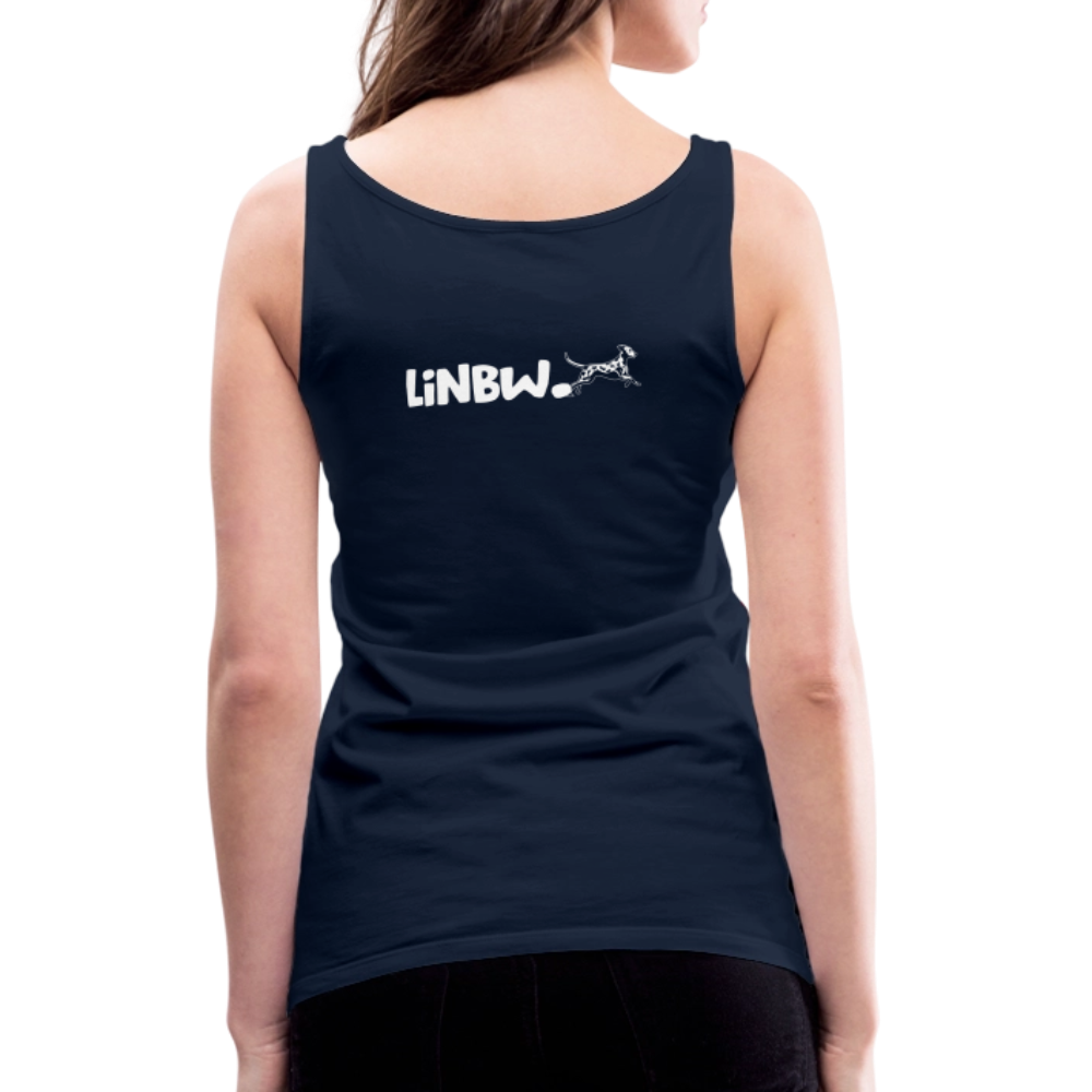 LiNBW. Frauen Tank-Top Life is not just black and white - Navy