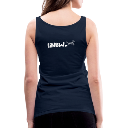 LiNBW. Frauen Tank-Top Life is not just black and white - Navy