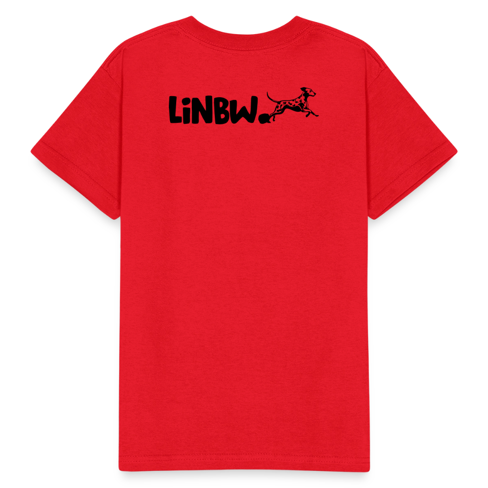 Kinder-T-Shirt – Life is not just black and white | Statement-Shirt mit Haltung - Rot