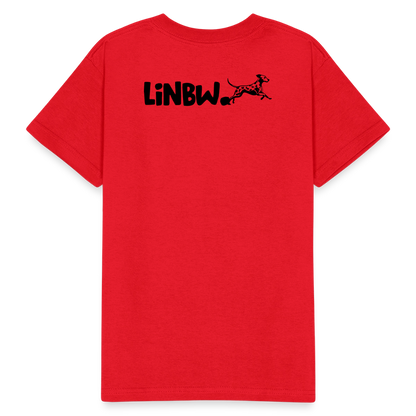 Kinder-T-Shirt – Life is not just black and white | Statement-Shirt mit Haltung - Rot