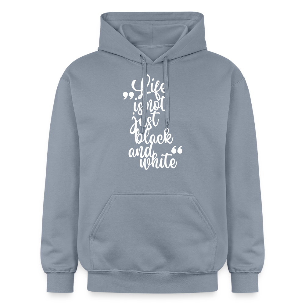 LiNBW. Männer & Frauen Hoodie Life is not just black and white - Blau
