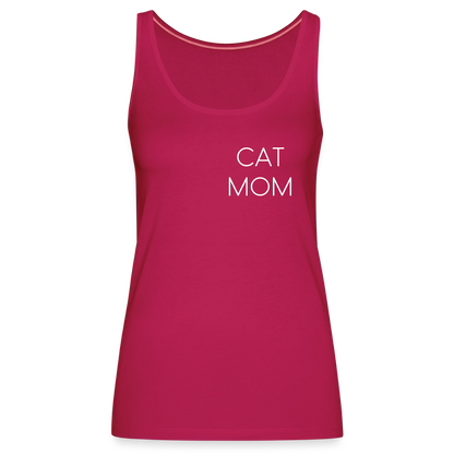 LiNBW. Frauen Tank-Top Stolzes Personal einer Katze - dunkles Pink