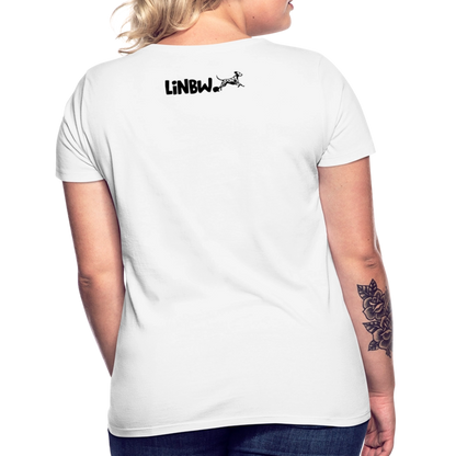 LiNBW. Frauen T-Shirt Dalmatiner Life is not just black and white - Weiß