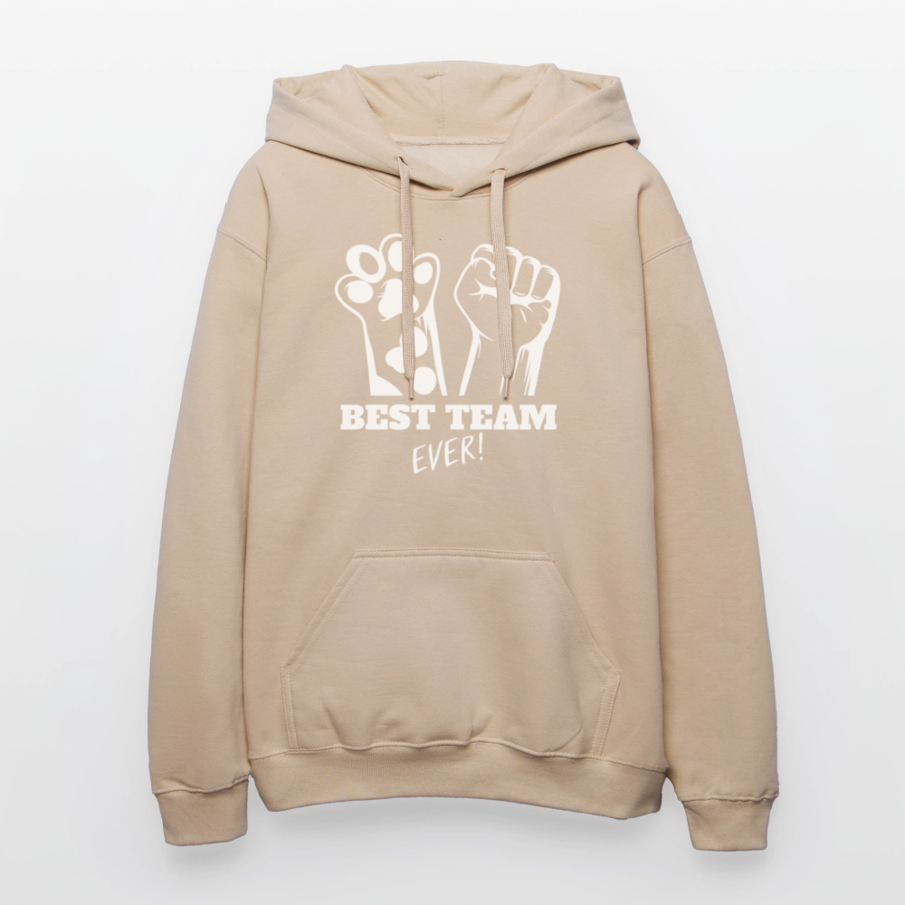 LiNBW. Männer & Frauen Hoodie Best Team Ever - Sand
