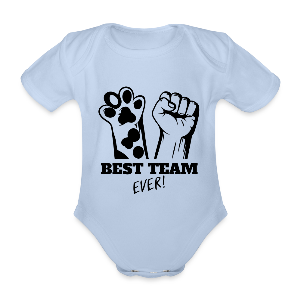 LiNBW. Body Kurzarm Best Team Ever - Sky