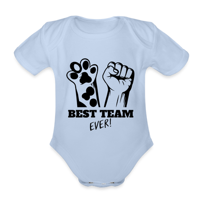 LiNBW. Body Kurzarm Best Team Ever - Sky