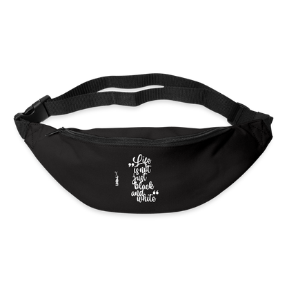 LiNBW. Gürteltasche Life is not just black and white - Schwarz