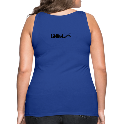 LiNBW. Frauen Tank-Top Dalmatiner Life is not just black and white - Königsblau