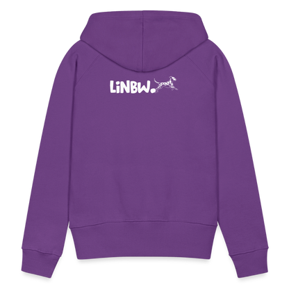 LiNBW. Frauen Hoodie Life is not just black and white - Purple