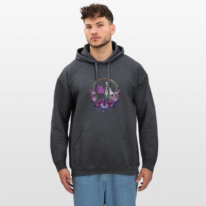 LiNBW. Männer & Frauen Hoodie Beste Hundemama - Dunkelgrau meliert