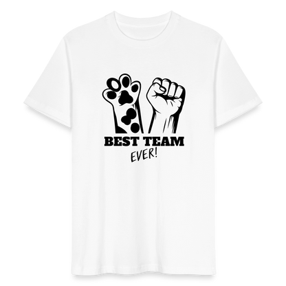 LiNBW. Männer T-Shirt Best Team Ever - Weiß