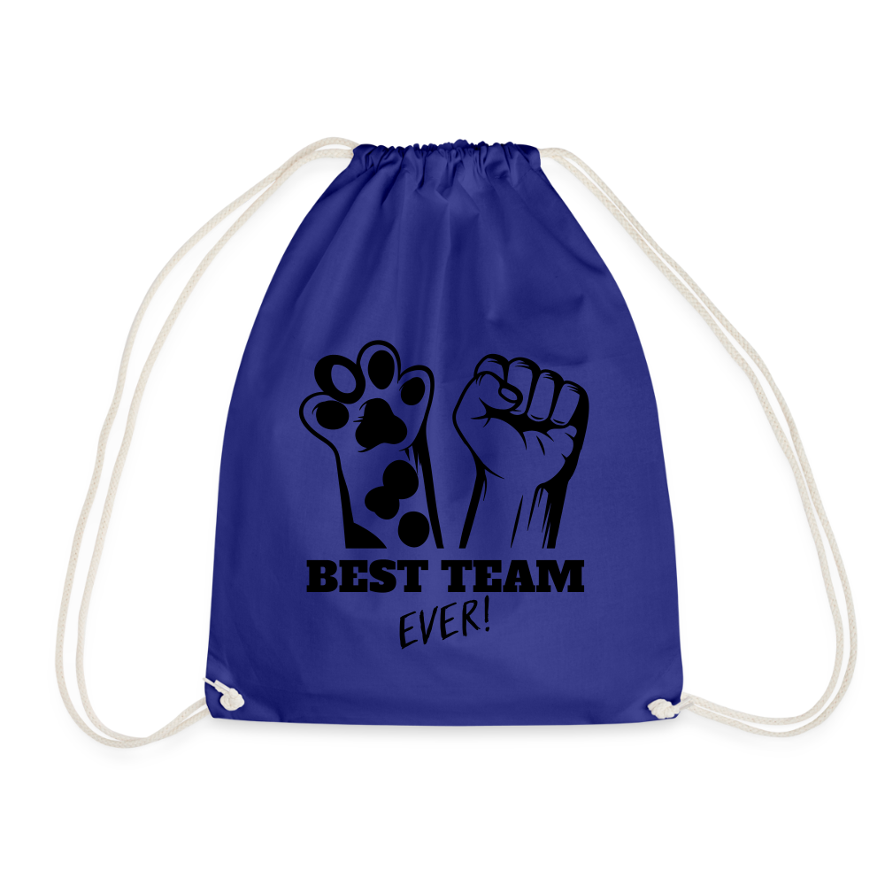 LiNBW. Turnbeutel Best Team Ever - Königsblau