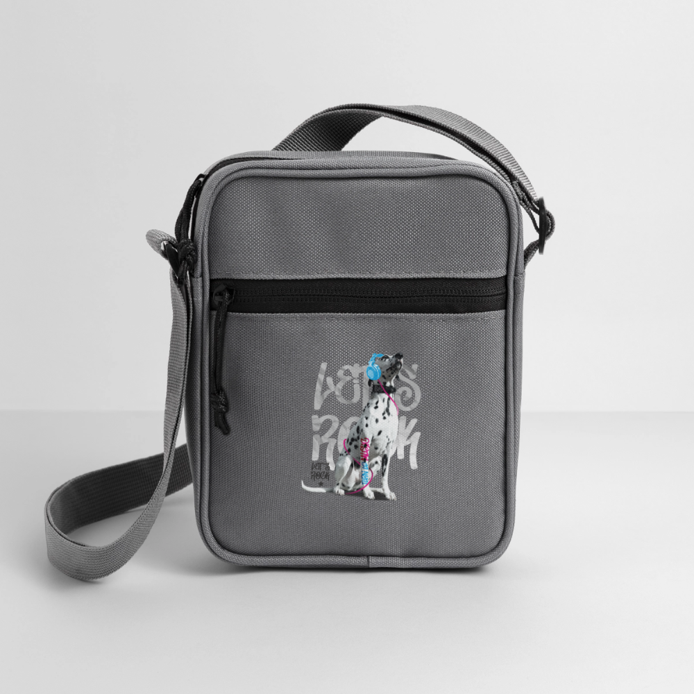 LiNBW. Crossbody Bag Dalmatiner Let´s Rock - Anthrazit