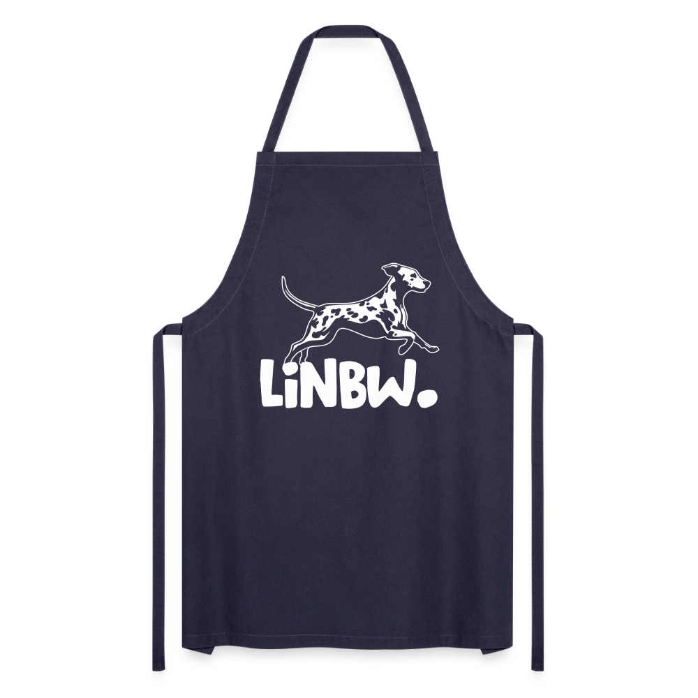 Kochschürze mit LINBW-Logo – schlicht, stilvoll & bewusst - Navy
