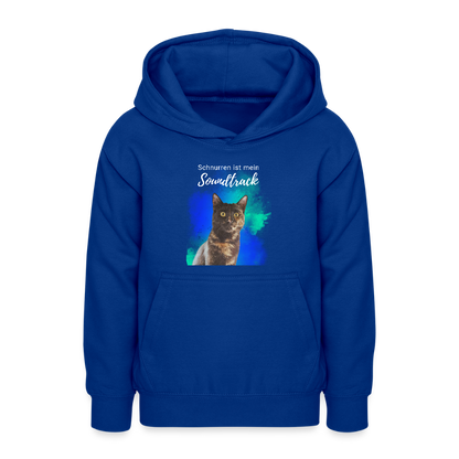 LiNBW. Teenager Hoodie Schnurren ist mein Soundtrack - Royalblau