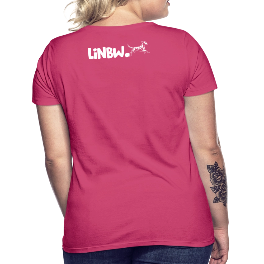 LiNBW. Frauen T-Shirt Dalmatiner Life is not just black and white - Azalea