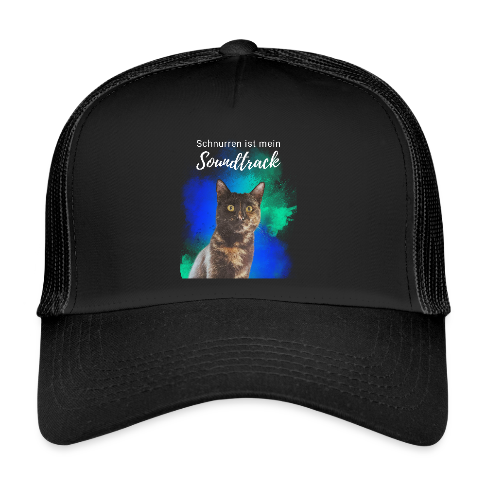 LiNBW. Cap Schnurren ist mein Soundtrack - Schwarz/Schwarz