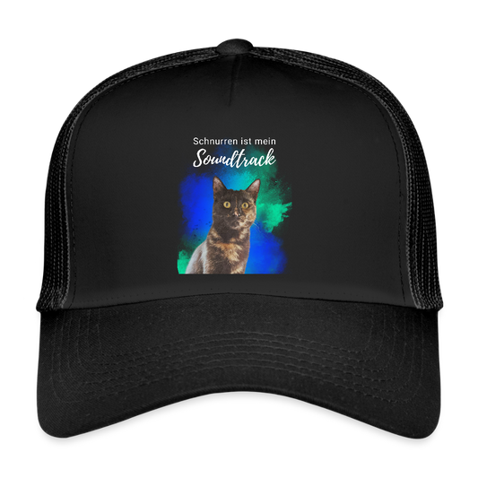 LiNBW. Cap Schnurren ist mein Soundtrack - Schwarz/Schwarz