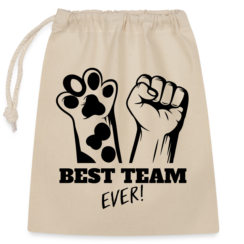 LiNBW. Baumwollbeutel Best Team Ever - Natur