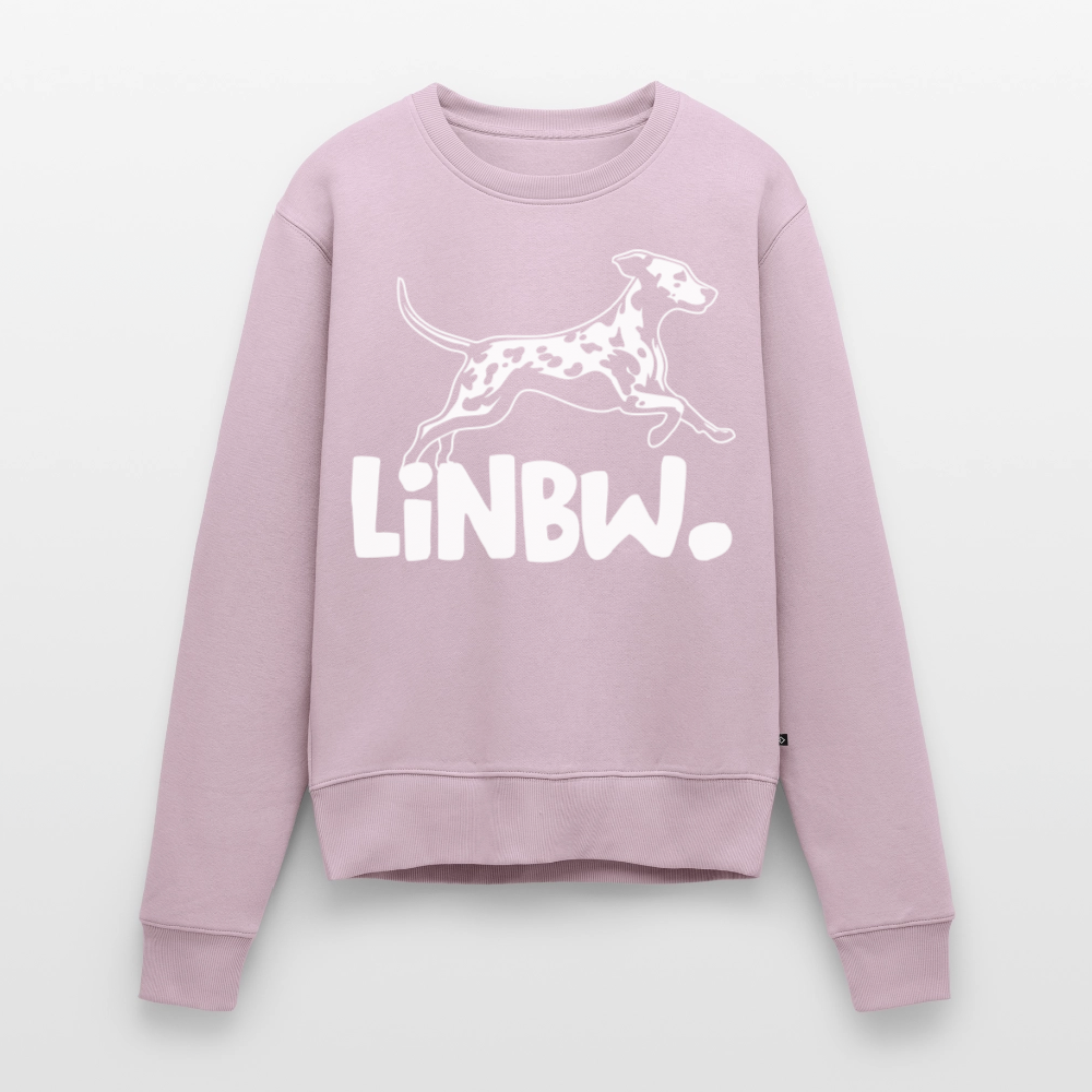 Damen Pullover „LINBW Logo“ – Dalmatiner Design – weißer Print 🐾🤍 - Altrosa