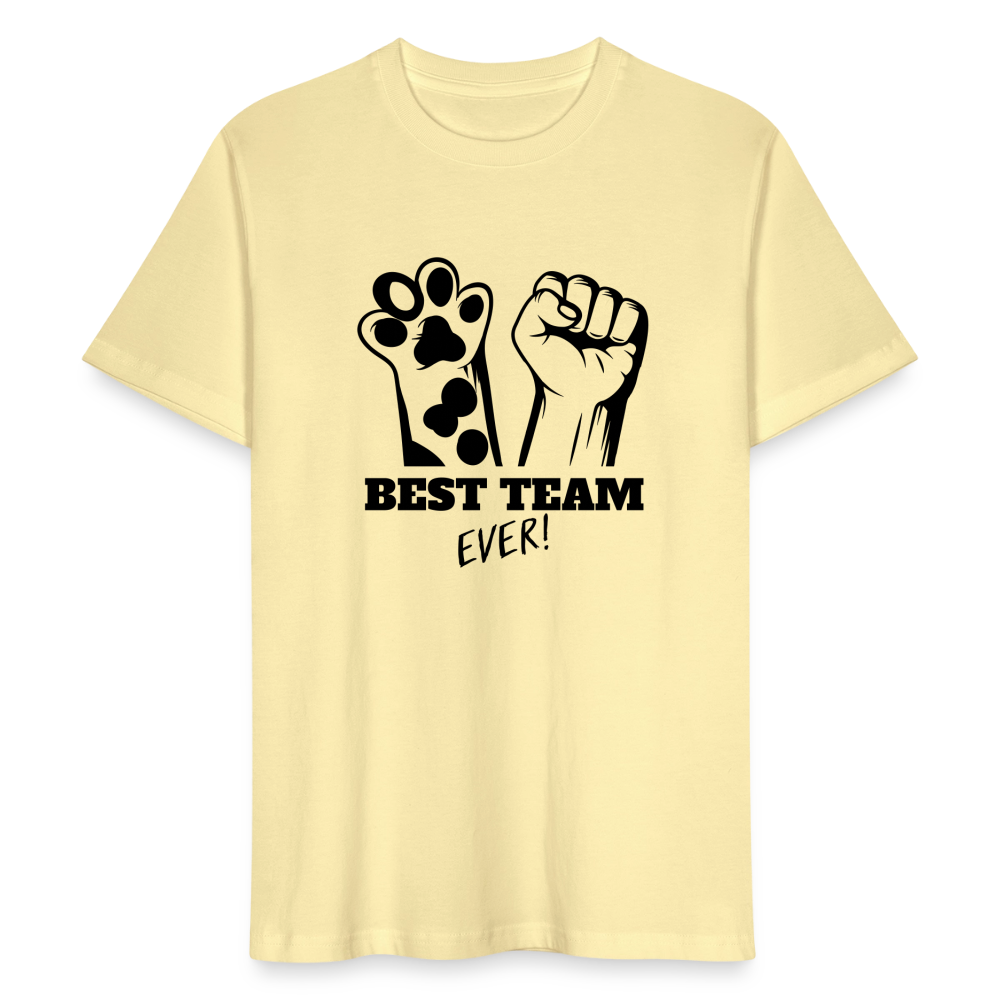 LiNBW. Männer T-Shirt Best Team Ever - Creme