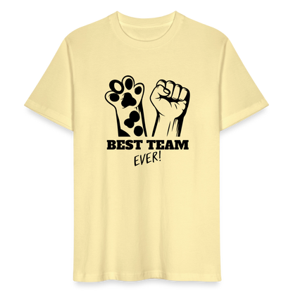 LiNBW. Männer T-Shirt Best Team Ever - Creme