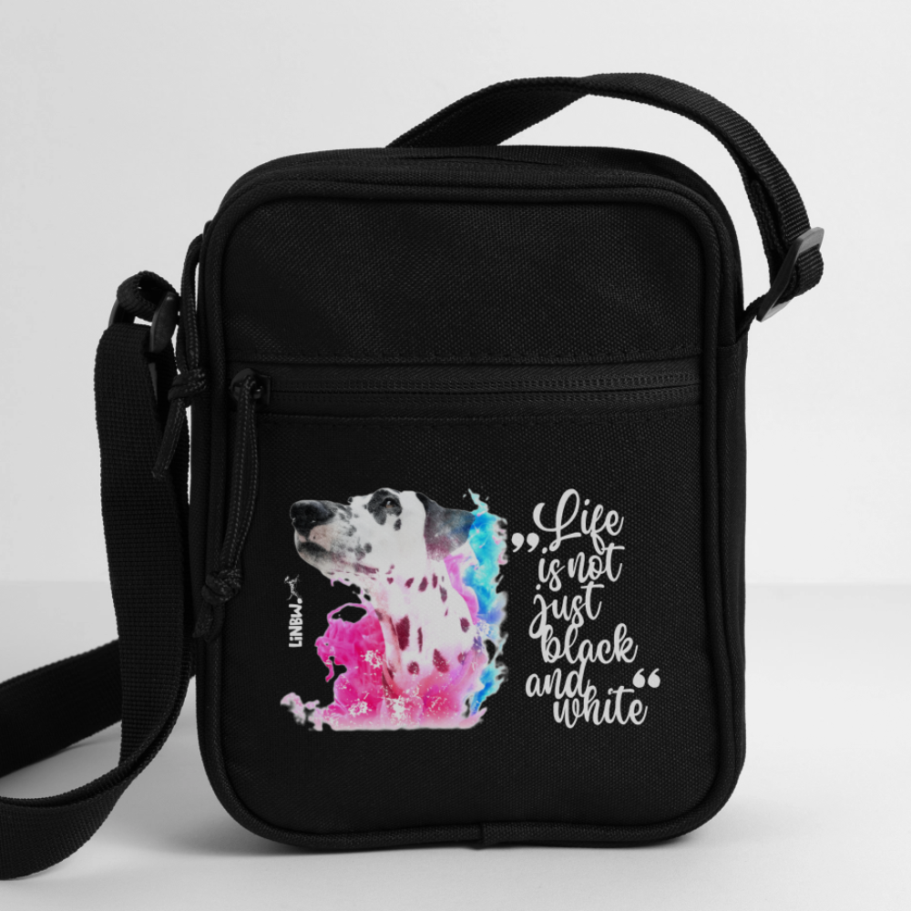 LiNBW. Crossbody Bag Dalmatiner Life is not just black and white - Schwarz