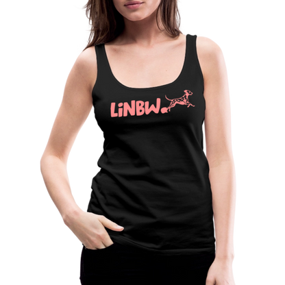 LiNBW. Frauen Tank-Top Life is not just black and white - Schwarz