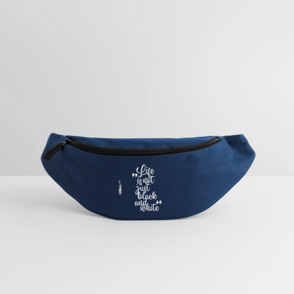 LiNBW. Gürteltasche Life is not just black and white - Navy