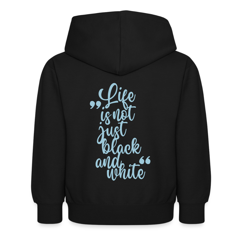 LiNBW. Kinder Hoodie Life is not just black and white - Schwarz