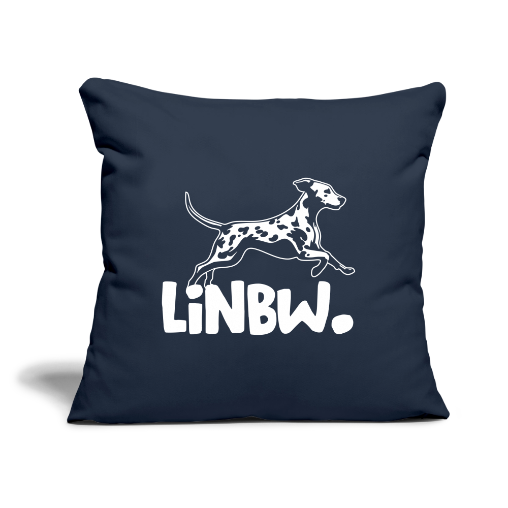 LiNBW. Kissen mit Füllung 45 x 45 cm - Navy