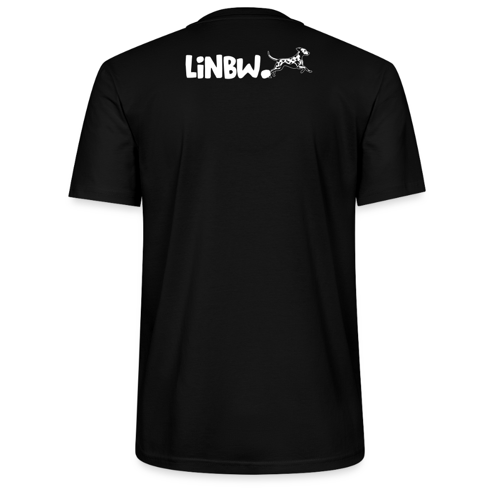 LiNBW. Männer T-Shirt Life is not just black and white - Schwarz