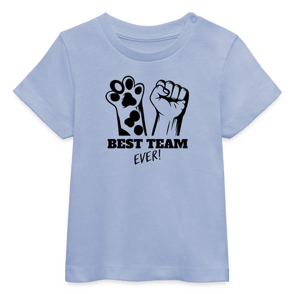 LiNBW. Baby T-Shirt Best Team Ever - Sky